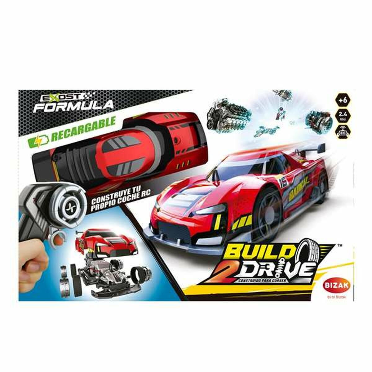 Mașină Radio Control Bizak Build 2 Drive 2,4 GHz 20 Piese - Jucarii si jocuri, Păpuși și figurine