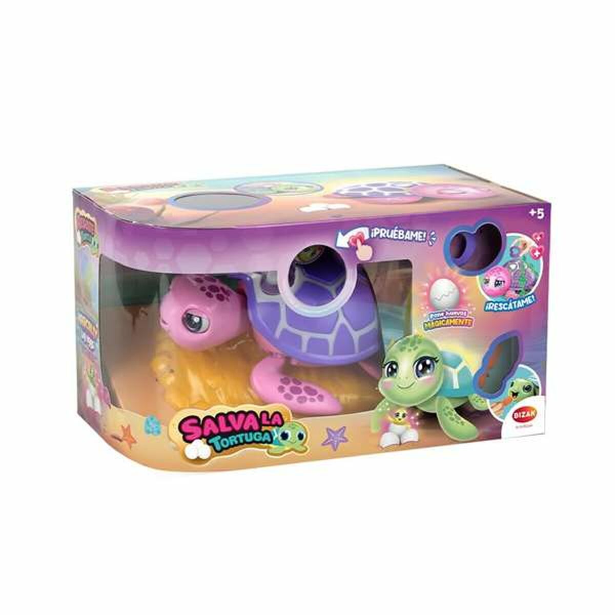 Animal de Companie Interactiv Bizak 19,2 x 34 x 20 cm Broască țestoasă - Jucarii si jocuri, Jucării electronice