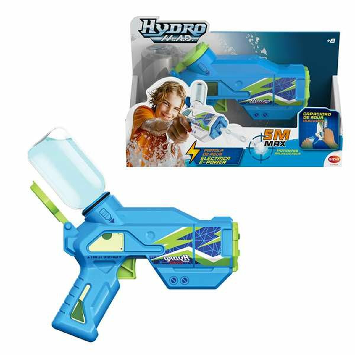 Pistol cu Apă Bizak Hydro Mad Mini Blaster - Jucarii si jocuri, În aer liber și sport