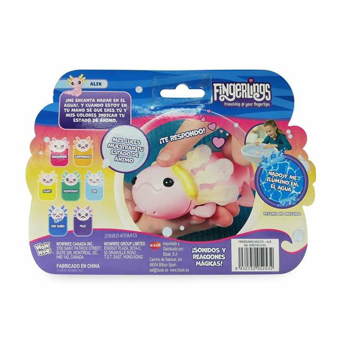Figurine de Acțiune Bizak Fingerlings Axolotl - Jucarii si jocuri, Păpuși și figurine