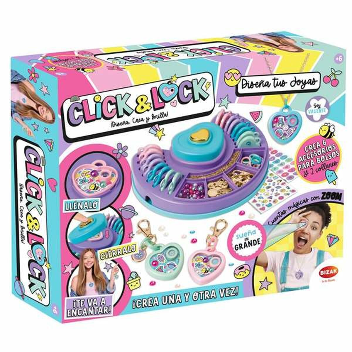Kit de Creare Brățări și Coliere Bizak - Jucarii si jocuri, Activități creative