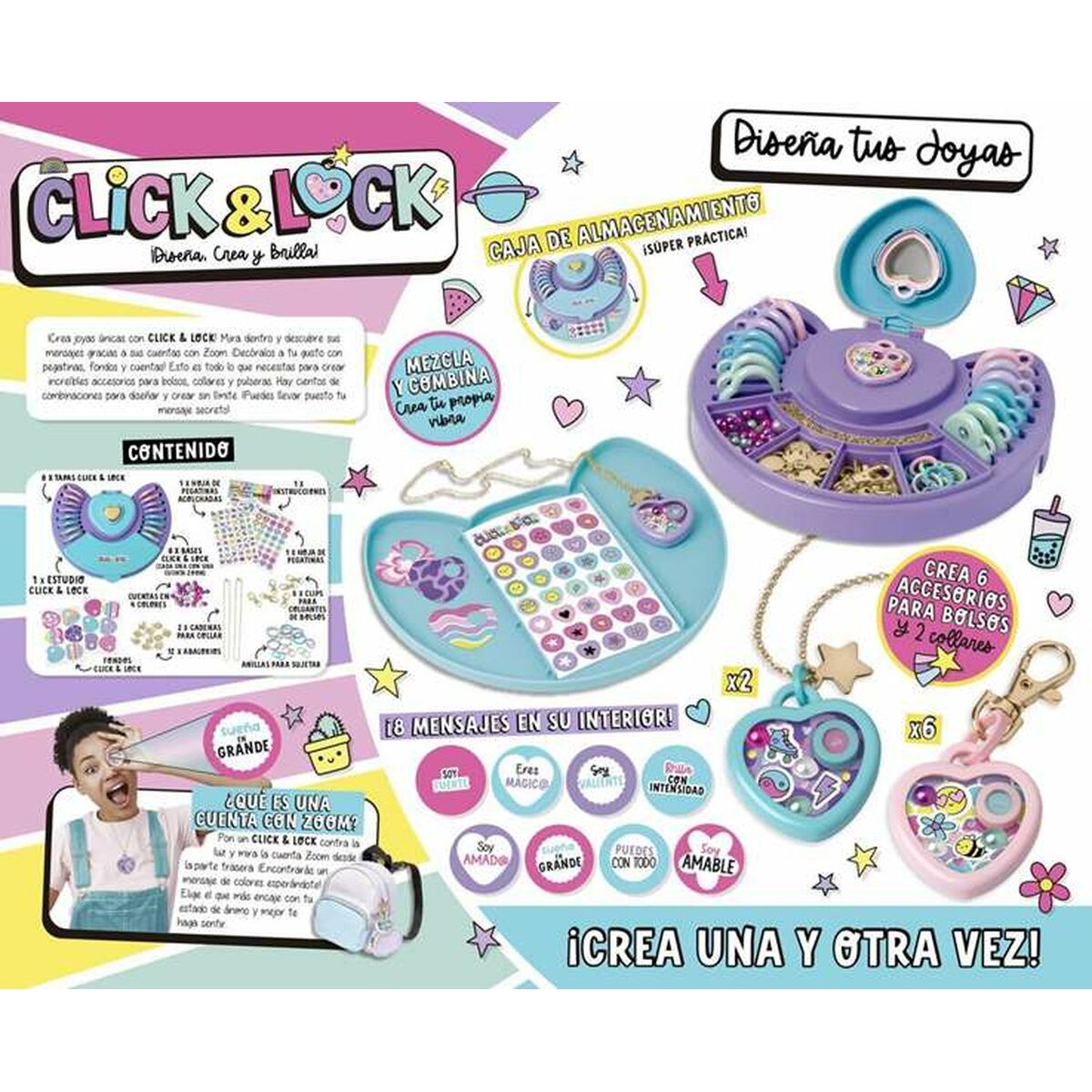 Kit de Creare Brățări și Coliere Bizak - Jucarii si jocuri, Activități creative