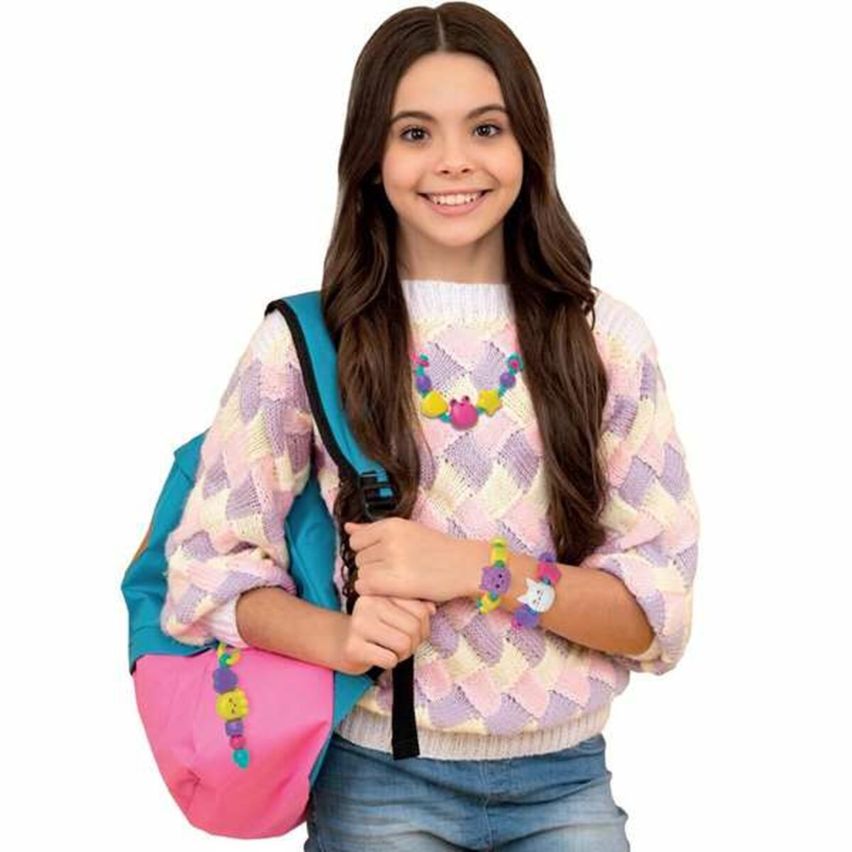 Kit de Creare Brățări și Coliere Bizak Super Squeeze - Jucarii si jocuri, Activități creative