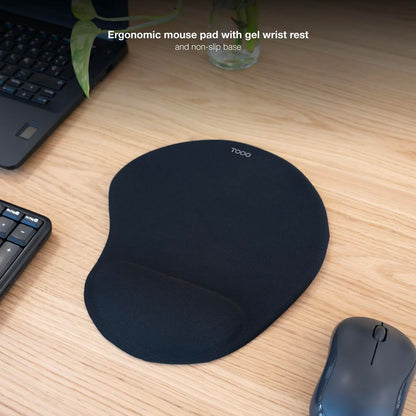 Covoraș de șoarece TooQ TQMP1001-B Negru - Tehnică de calcul, Accesorii