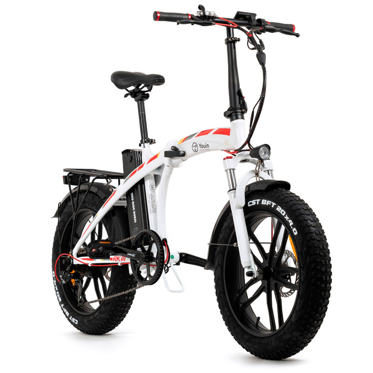 Bicicletă Electrică Youin BK1600W DUBAI Alb 250 W 10000 mAh 20" - Sport și în aer liber, Ciclism