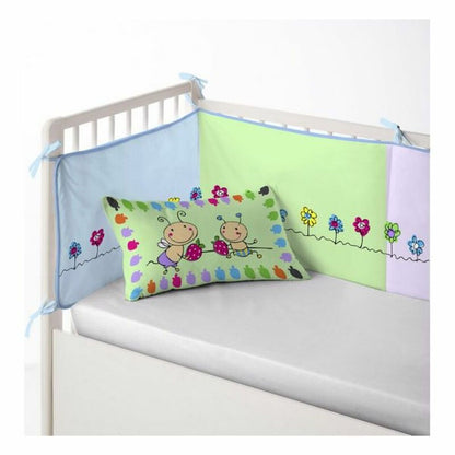 Protector de pătuț Cool Kids Patch Garden (60 x 60 x 60 + 40 cm) - Bebelus, Dormitor