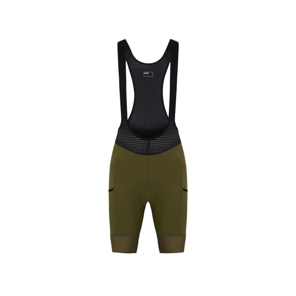 Șort de biciclist Hiru Adv Cargo Bibshort Măslină Ciclism - Sport și în aer liber, Ciclism