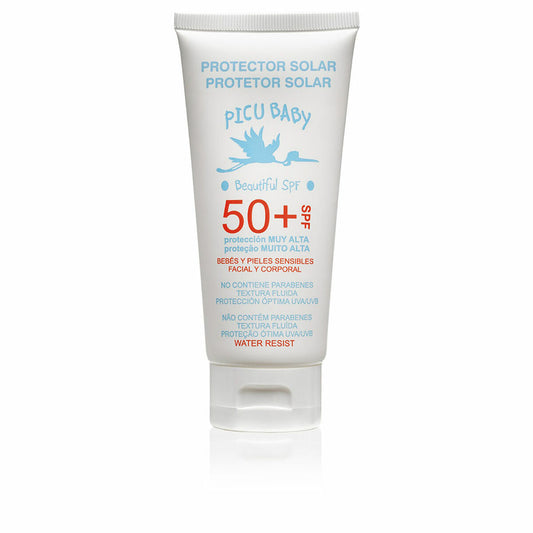 Protecție solară pentru copii Picu Baby Bebés Y Pieles Sensibles Bebeluș SPF 50+ 200 ml - Bebelus, Igienă și îngrijire