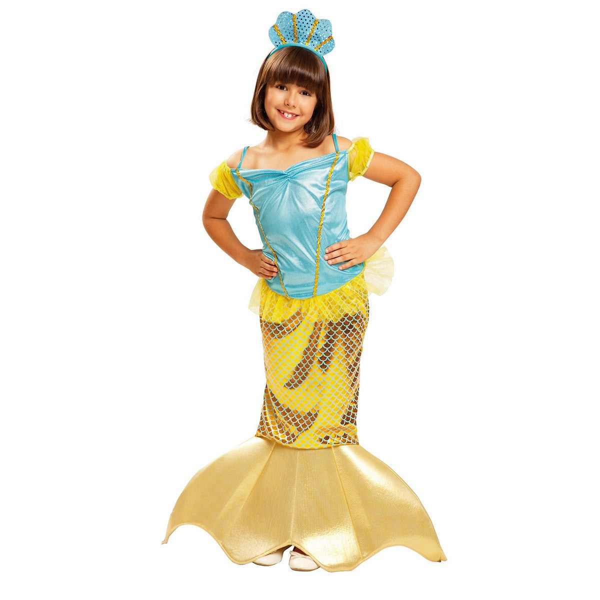 Costum Deghizare pentru Copii My Other Me Sirenă 10-12 Ani - Jucarii si jocuri, Costume și accesorii