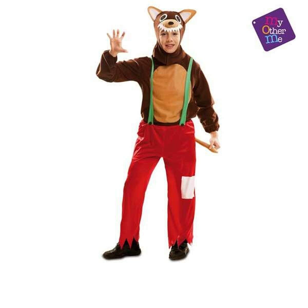 Costum Deghizare pentru Copii My Other Me Lup Feroce Roșu - Jucarii si jocuri, Costume și accesorii