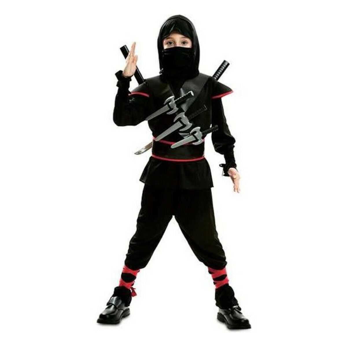 Costum Deghizare pentru Copii Ninja (5 Piese) - Jucarii si jocuri, Costume și accesorii