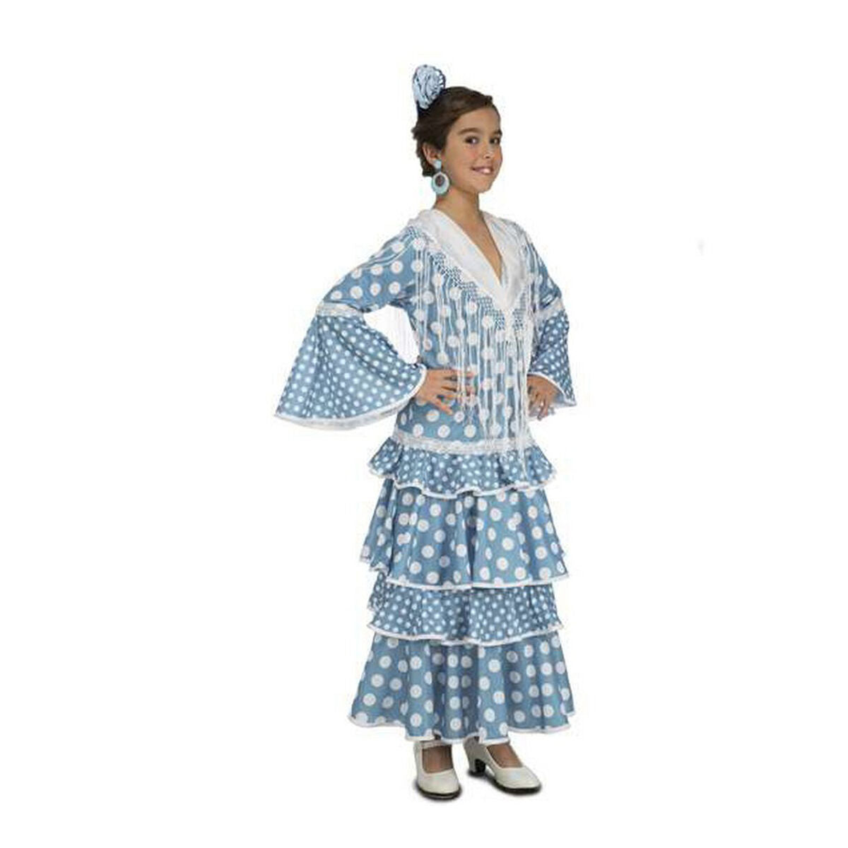 Costum Deghizare pentru Copii My Other Me Guadalquivir Albastru Dansatoare de Flamenco - Jucarii si jocuri, Costume și accesorii