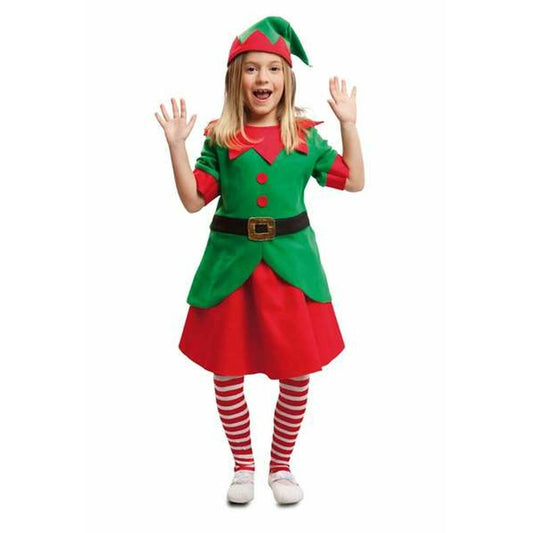 Costum Deghizare pentru Copii My Other Me Verde Elf 5-6 Ani - Jucarii si jocuri, Costume și accesorii