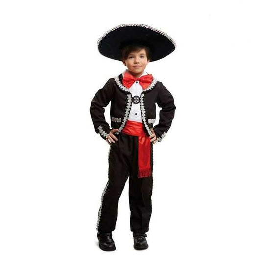 Costum Deghizare pentru Copii 203714 Mariachi 3-4 Ani Negru (4 Piese) - Jucarii si jocuri, Costume și accesorii