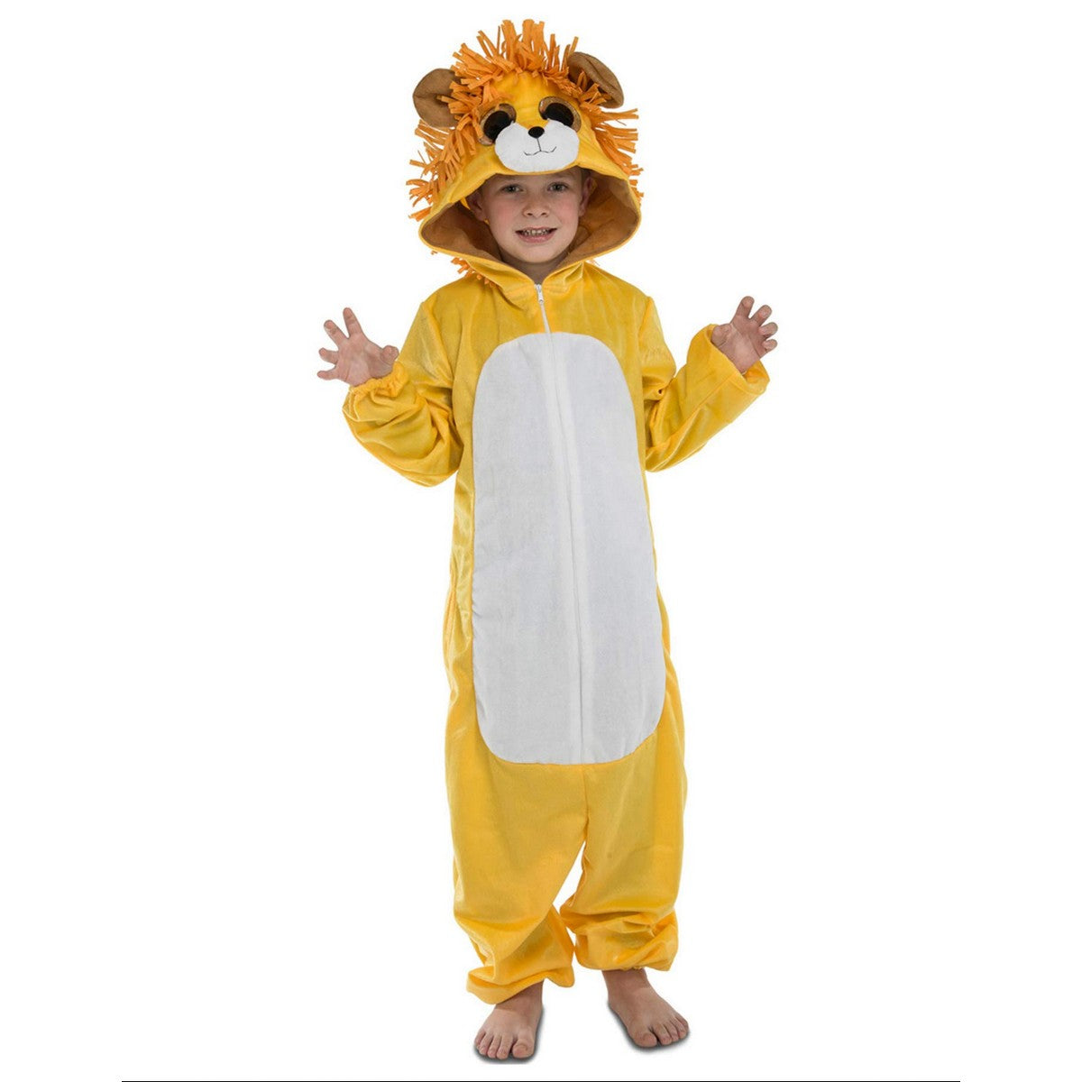 Costum Deghizare pentru Copii My Other Me Big Eyes Leu 10-12 Ani Alb Negru - Jucarii si jocuri, Costume și accesorii