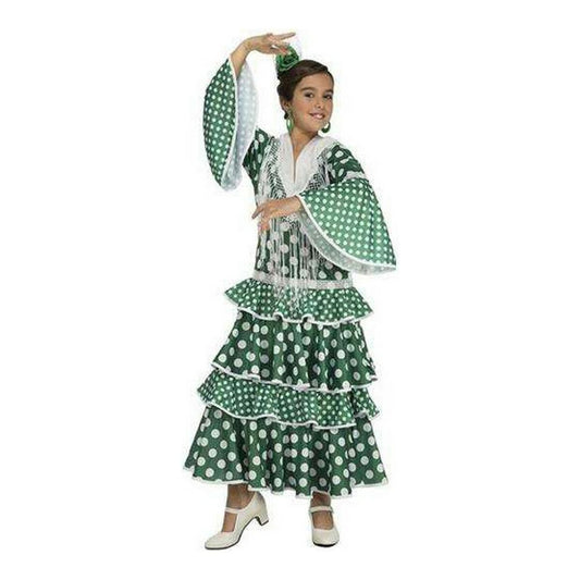 Costum Deghizare pentru Copii My Other Me Giralda Verde Dansatoare de Flamenco - Jucarii si jocuri, Costume și accesorii