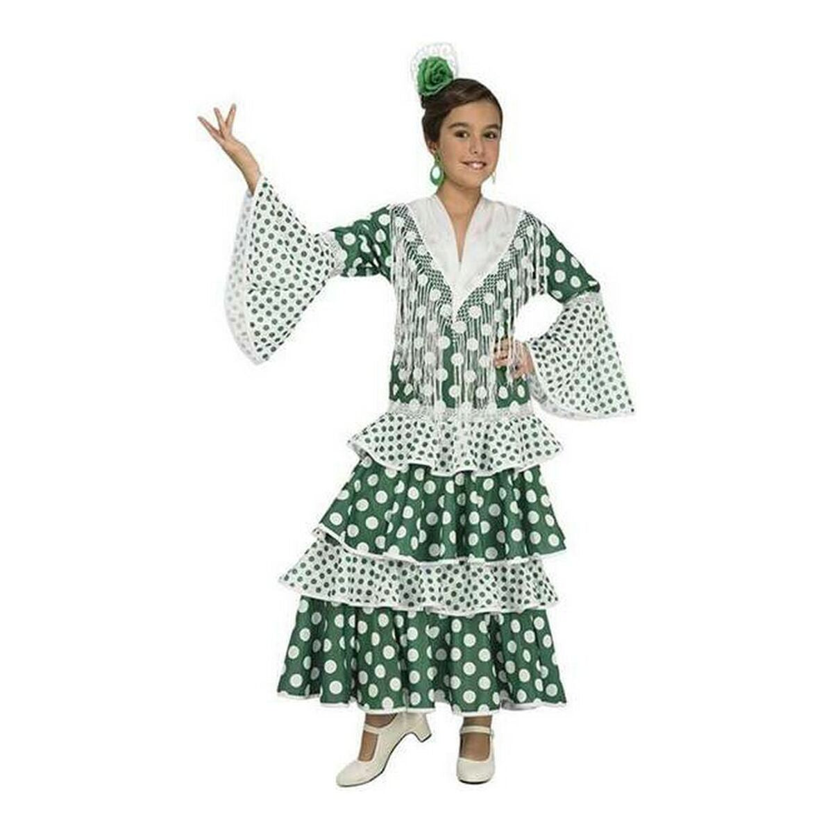 Costum Deghizare pentru Copii My Other Me Feria Verde Dansatoare de Flamenco - Jucarii si jocuri, Costume și accesorii