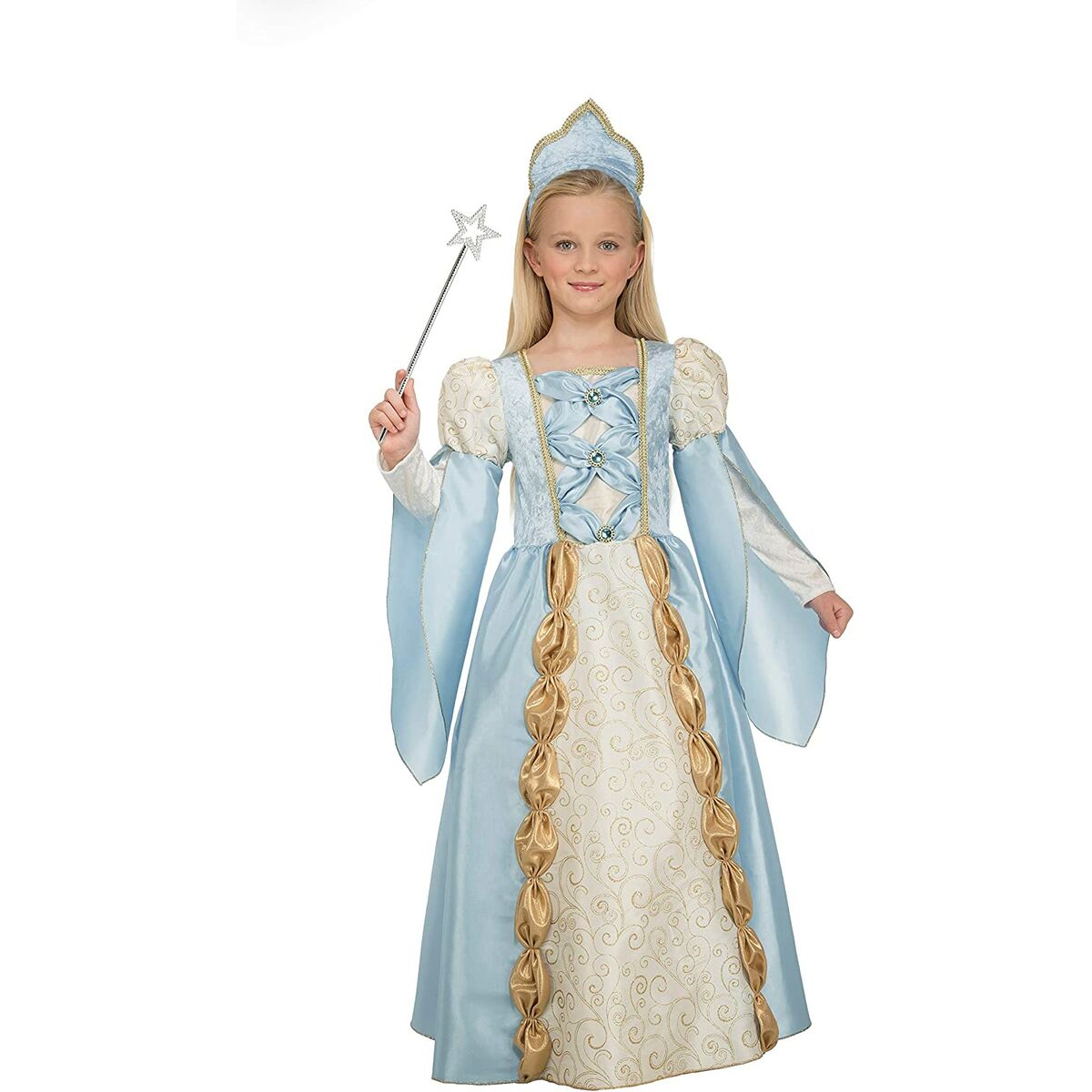 Costum Deghizare pentru Copii My Other Me 204113 Albastru Regină 5-6 Ani - Jucarii si jocuri, Costume și accesorii