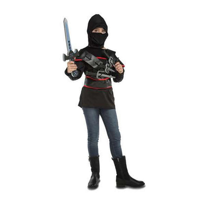 Costum Deghizare pentru Copii My Other Me Ninja 3-5 ani Negru (5 Piese) - Jucarii si jocuri, Costume și accesorii
