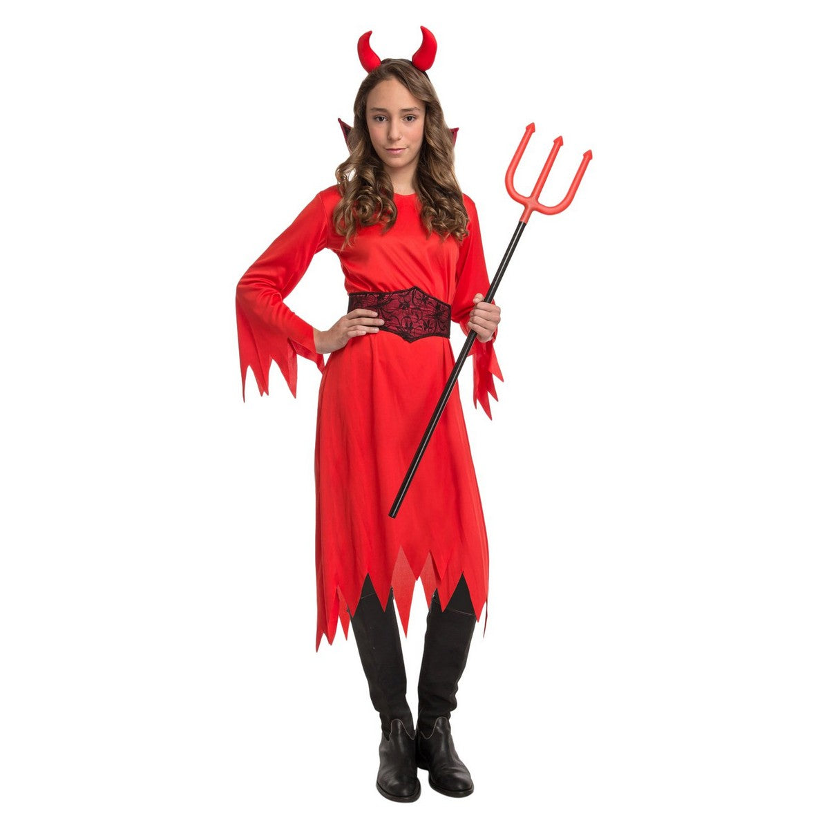 Costum Deghizare pentru Copii My Other Me Diavoliță 5-6 Ani - Jucarii si jocuri, Costume și accesorii
