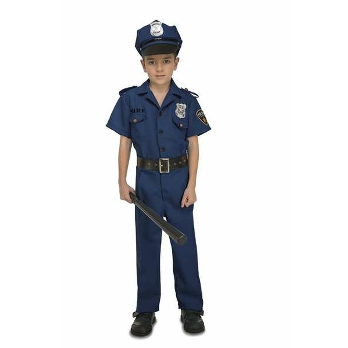 Costum Deghizare pentru Copii My Other Me Polițist 10-12 Ani Albastru (4 Piese) - Jucarii si jocuri, Costume și accesorii