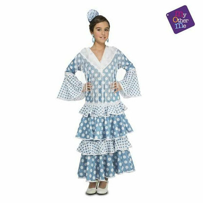 Costum Deghizare pentru Copii My Other Me Dansatoare de Flamenco Turquoise - Jucarii si jocuri, Costume și accesorii