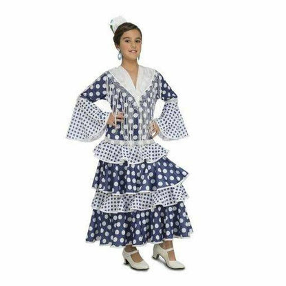 Costum Deghizare pentru Copii My Other Me Dansatoare de Flamenco Albastru 5-6 Ani - Jucarii si jocuri, Costume și accesorii