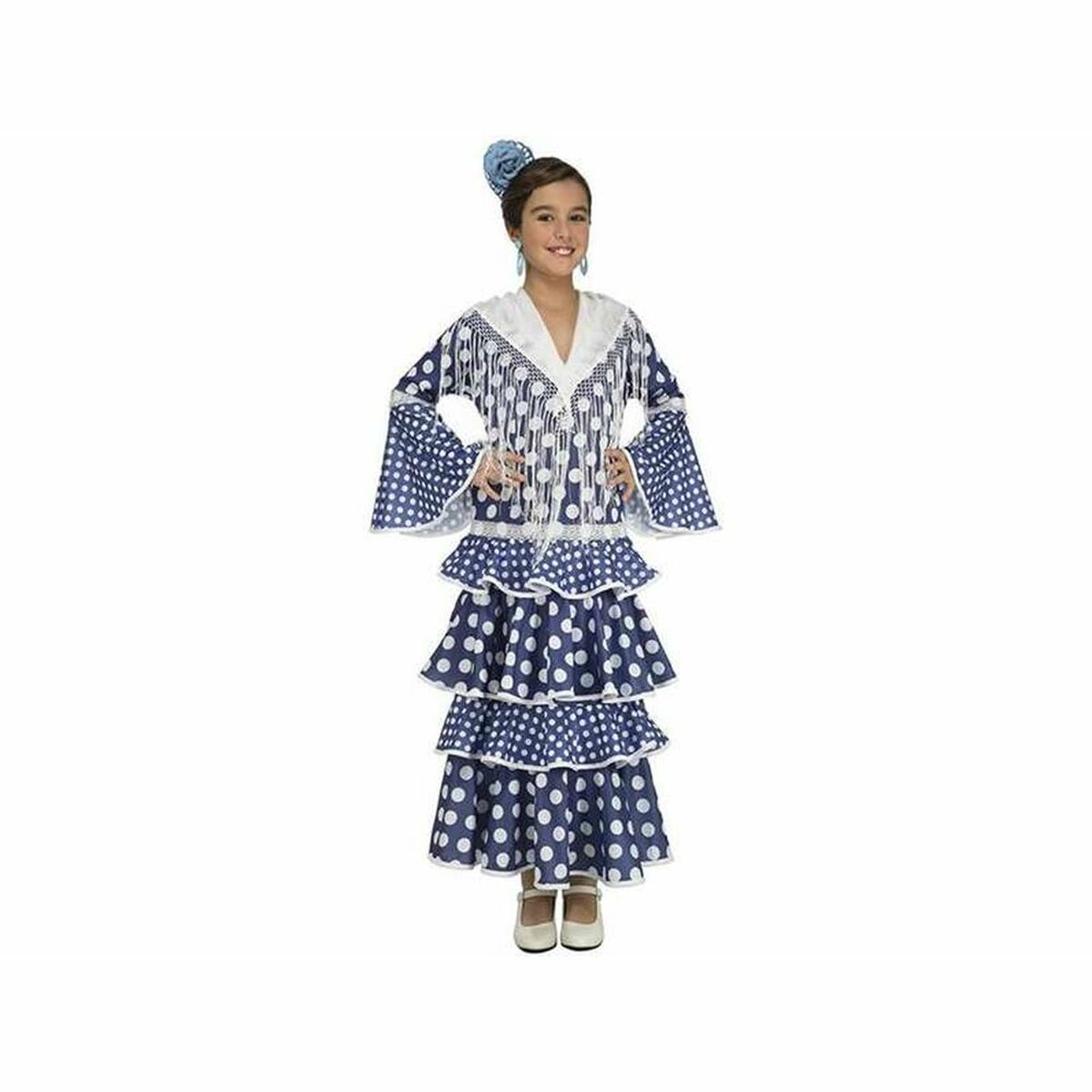 Costum Deghizare pentru Copii My Other Me 204881 Dansatoare de Flamenco Albastru - Jucarii si jocuri, Costume și accesorii