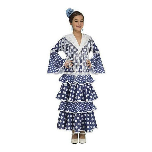 Costum Deghizare pentru Copii My Other Me Soleá Albastru Dansatoare de Flamenco - Jucarii si jocuri, Costume și accesorii