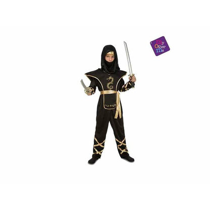 Costum Deghizare pentru Copii My Other Me Ninja 7-9 Ani Negru (4 Piese) - Jucarii si jocuri, Costume și accesorii
