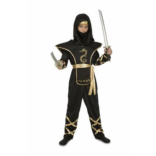 Costum Deghizare pentru Copii My Other Me Ninja 7-9 Ani Negru (4 Piese) - Jucarii si jocuri, Costume și accesorii