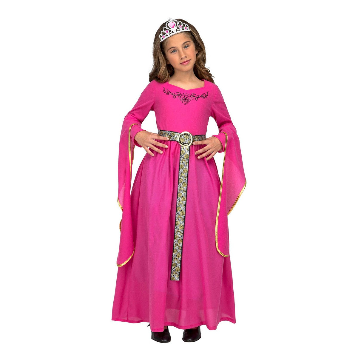 Costum Deghizare pentru Copii My Other Me Roz Prințesă Medievală 5-6 Ani - Jucarii si jocuri, Costume și accesorii