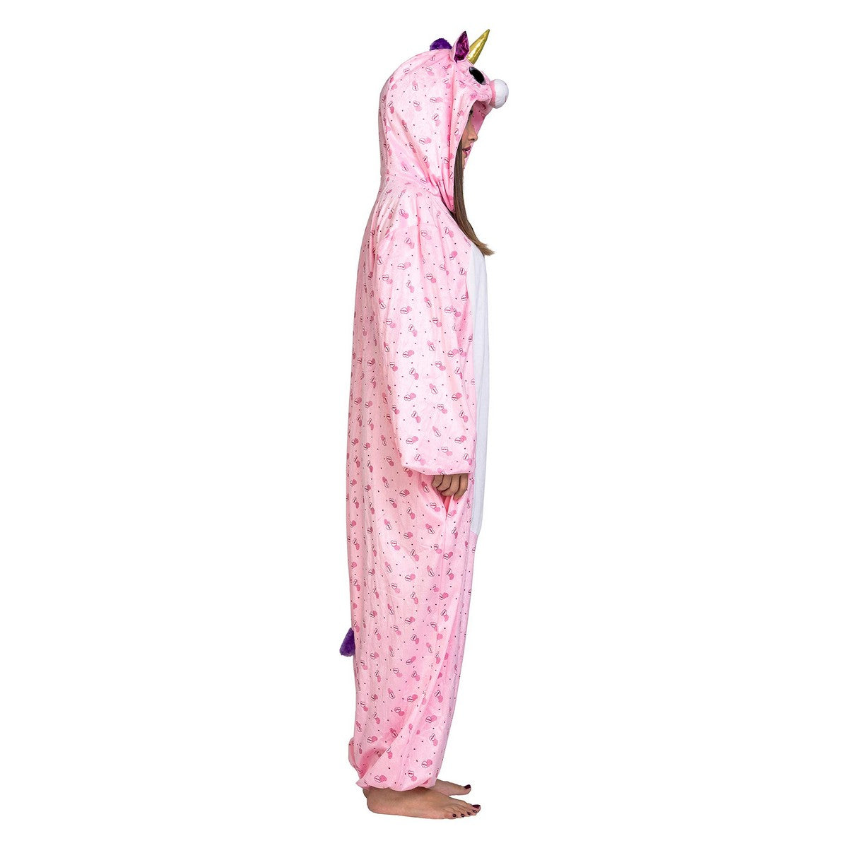 Costum Deghizare pentru Copii My Other Me Big Eyes Roz Unicorn 10-12 Ani - Jucarii si jocuri, Costume și accesorii