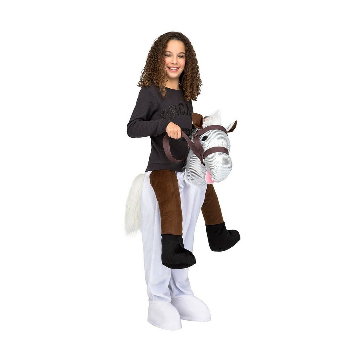 Costum Deghizare pentru Copii My Other Me Cal Mărime unică Alb - Jucarii si jocuri, Costume și accesorii