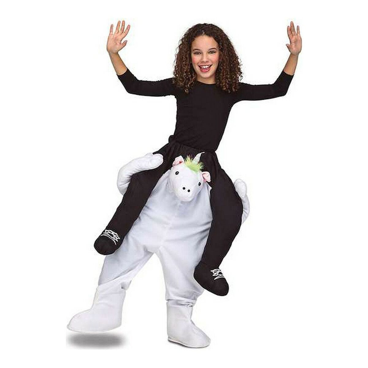 Costum Deghizare pentru Copii My Other Me Ride-On Unicorn 10-12 Ani Alb - Jucarii si jocuri, Costume și accesorii