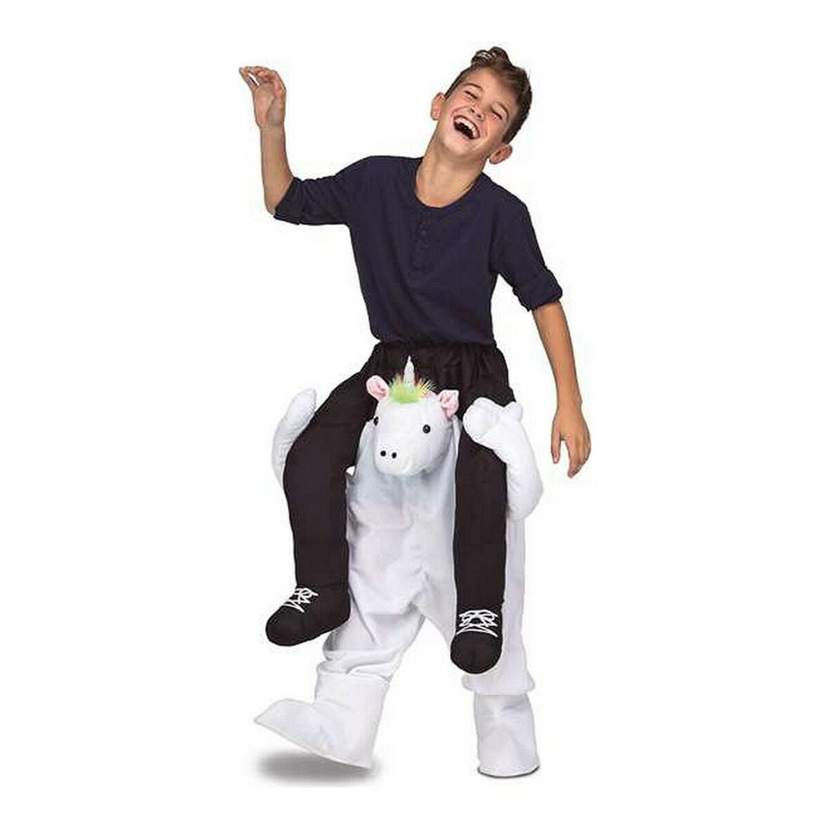 Costum Deghizare pentru Copii My Other Me Ride-On Unicorn 10-12 Ani Alb - Jucarii si jocuri, Costume și accesorii