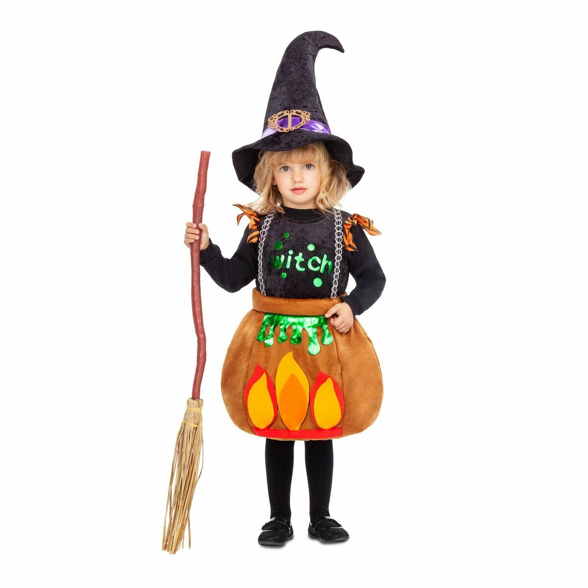 Costum Deghizare pentru Copii My Other Me Vrăjitoare 2 Piese - Jucarii si jocuri, Costume și accesorii