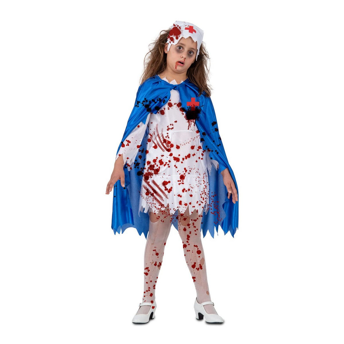 Costum Deghizare pentru Copii My Other Me Alb Asistentă Sângeroasă 5-6 Ani - Jucarii si jocuri, Costume și accesorii