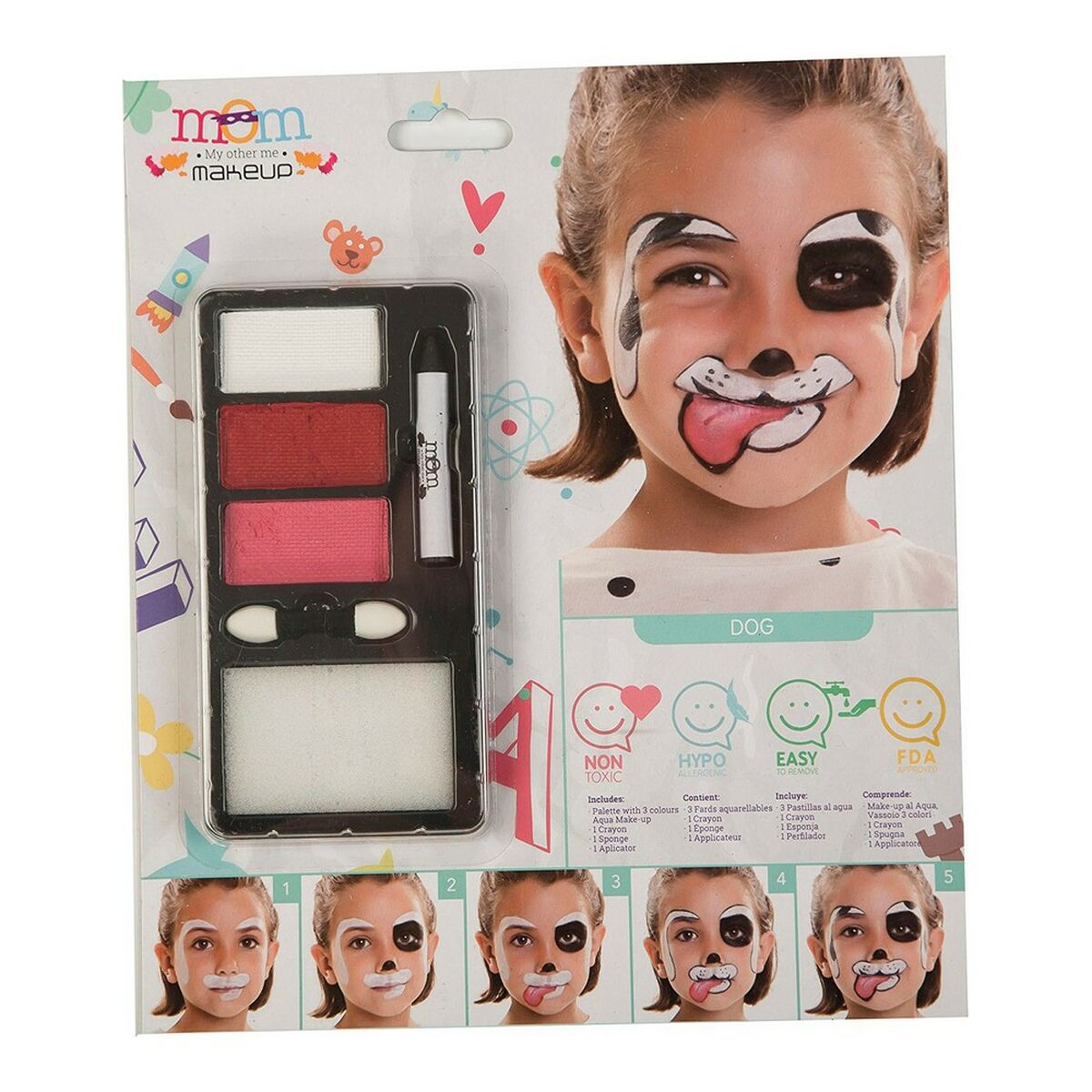 Set de Machiaj My Other Me Câine (24 x 20 cm) - Jucarii si jocuri, Costume și accesorii