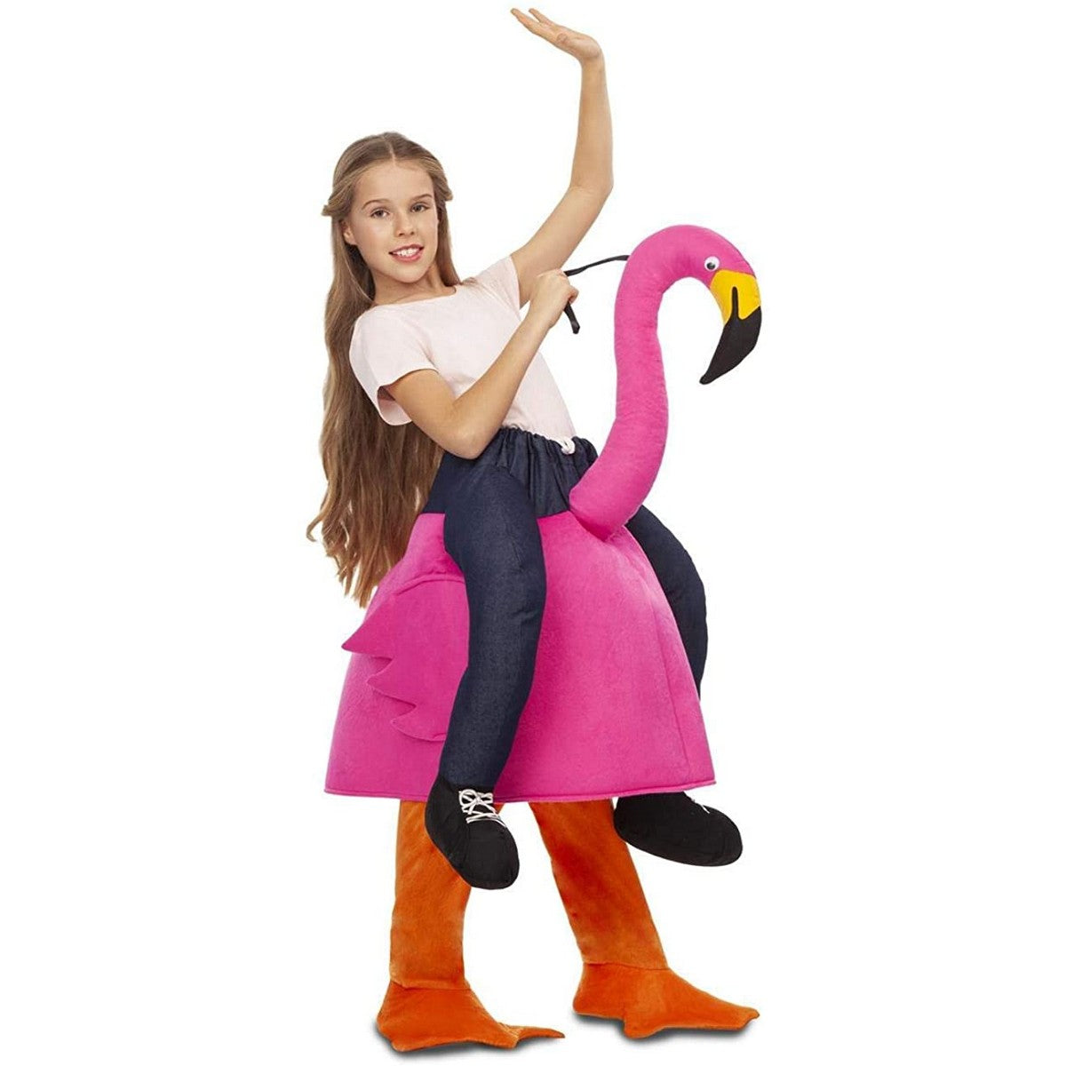 Costum Deghizare pentru Copii My Other Me Ride-On Flamingo roz 3-6 ani - Jucarii si jocuri, Costume și accesorii