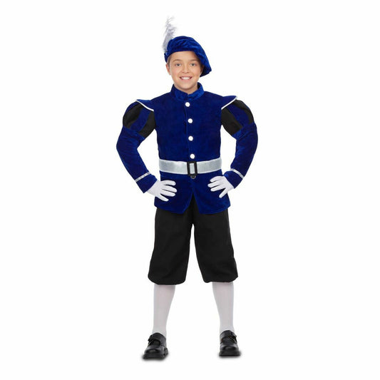 Costum Deghizare pentru Copii My Other Me 4 Piese Paj Albastru - Jucarii si jocuri, Costume și accesorii
