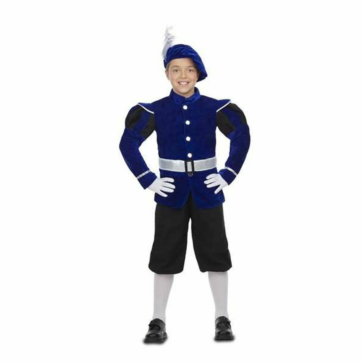 Costum Deghizare pentru Copii My Other Me 4 Piese Paj Albastru - Jucarii si jocuri, Costume și accesorii