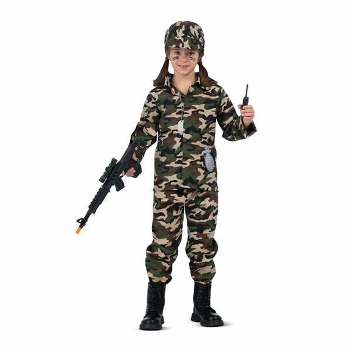 Costum Deghizare pentru Copii My Other Me Camuflaj Verde - Jucarii si jocuri, Costume și accesorii