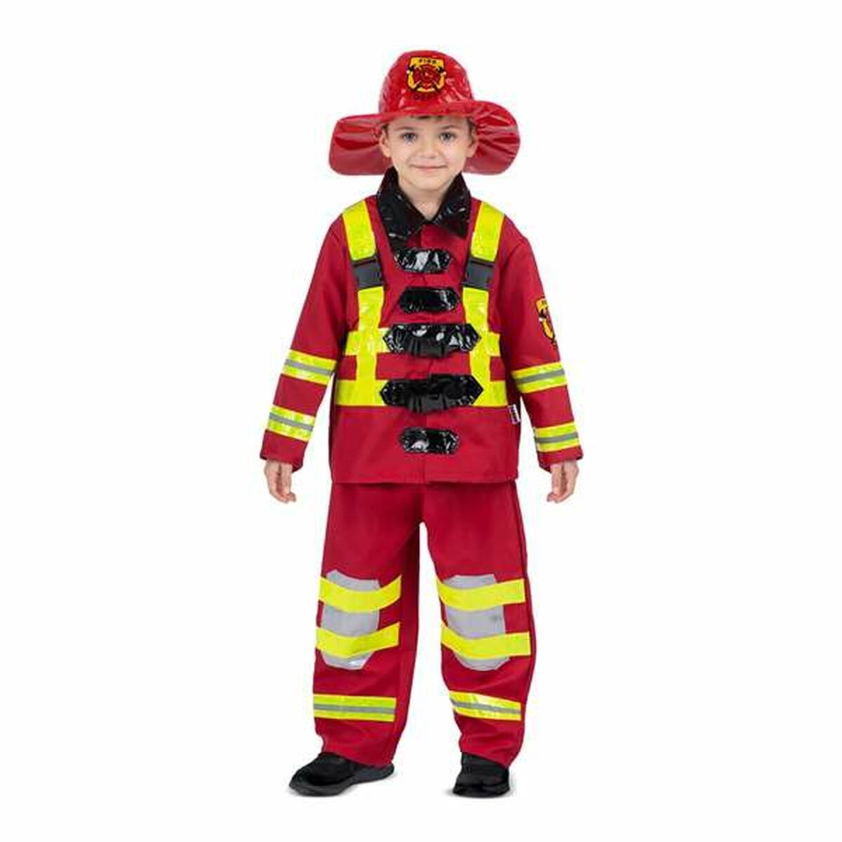 Costum Deghizare pentru Copii My Other Me Roșu Pompier M 7-9 Ani - Jucarii si jocuri, Costume și accesorii