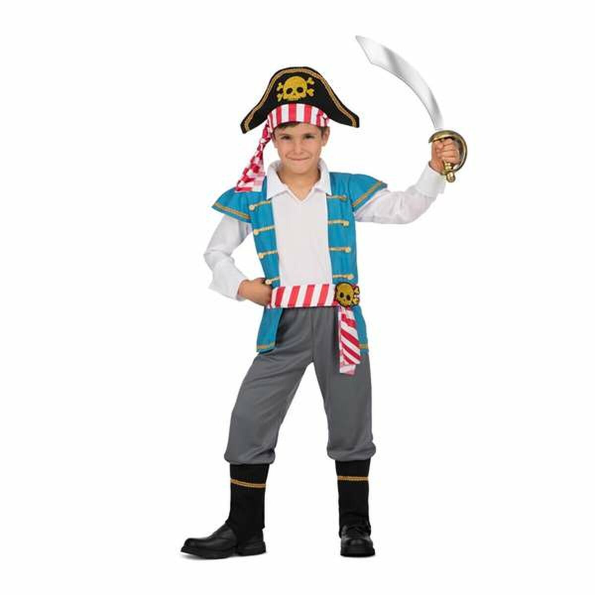 Costum Deghizare pentru Copii My Other Me Pirat 10-12 Ani - Jucarii si jocuri, Costume și accesorii