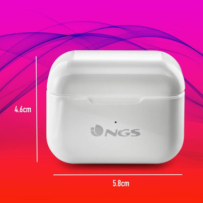 Căști Bluetooth NGS ARTICABLOOMWHITE Alb Negru - Electronică, Joc video