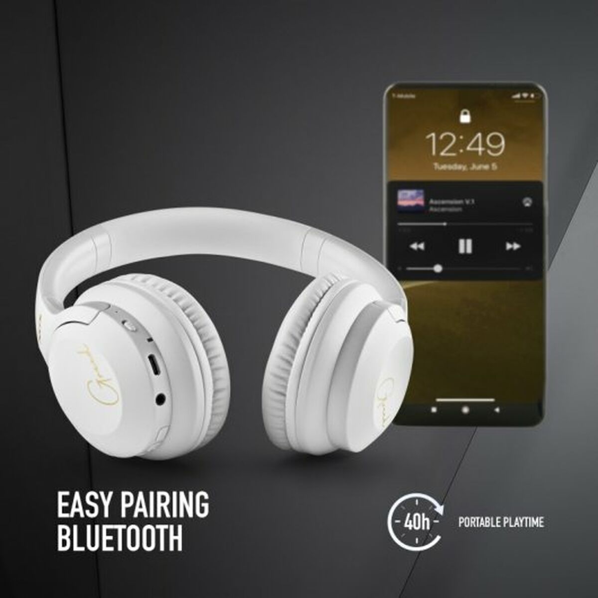 Căști Bluetooth cu Microfon NGS ARTICAGREEDWHITE Alb - Electronică, Joc video