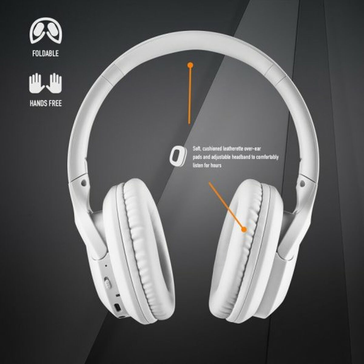 Căști Bluetooth cu Microfon NGS ARTICAGREEDWHITE Alb - Electronică, Joc video