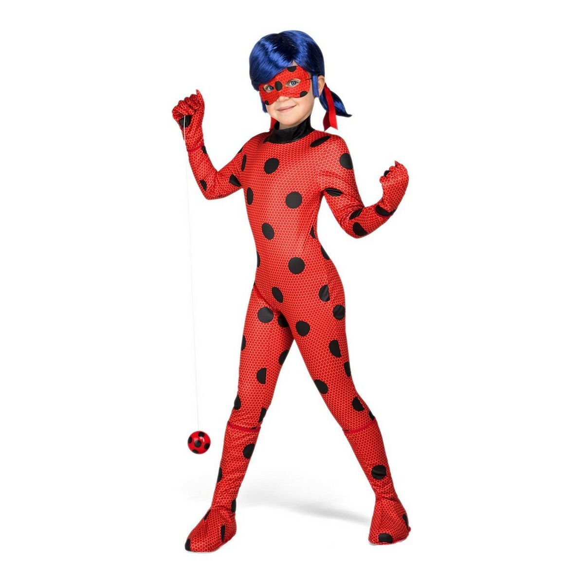 Costum Deghizare pentru Copii Lady Bug 12-14 Ani Roșu - Jucarii si jocuri, Costume și accesorii