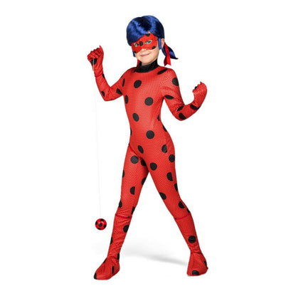Costum Deghizare pentru Copii Lady Bug 12-14 Ani Roșu - Jucarii si jocuri, Costume și accesorii